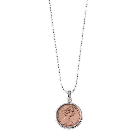 Australian 1c Coin Necklace